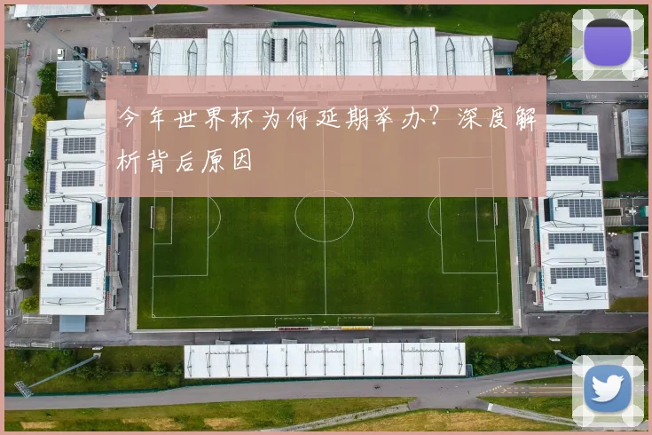 今年世界杯为何延期举办？深度解析背后原因