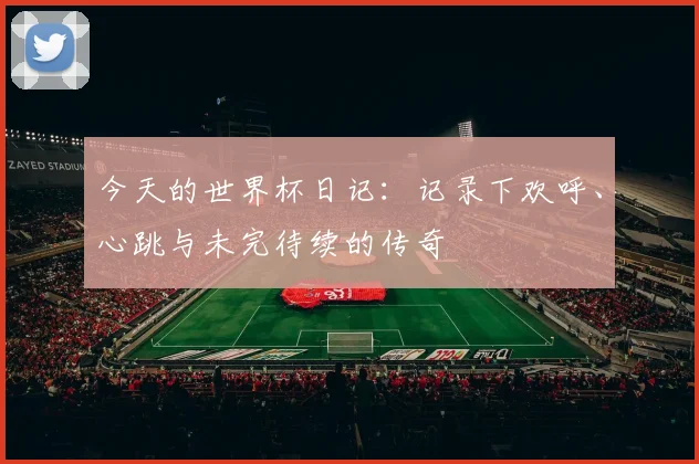 今天的世界杯日记：记录下欢呼、心跳与未完待续的传奇